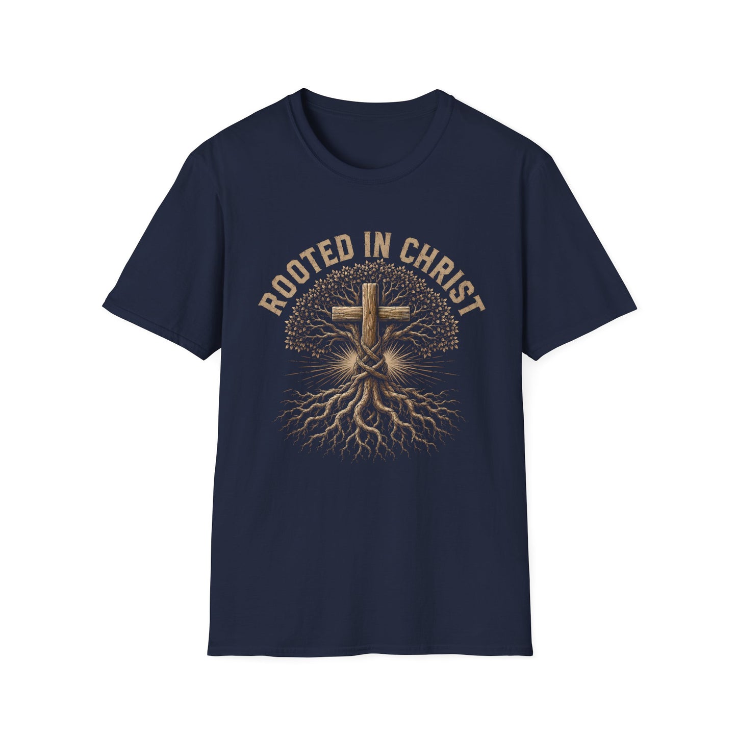 Rooted in Christ T-Shirt | Christian Faith Tee | Unisex T-Shirt