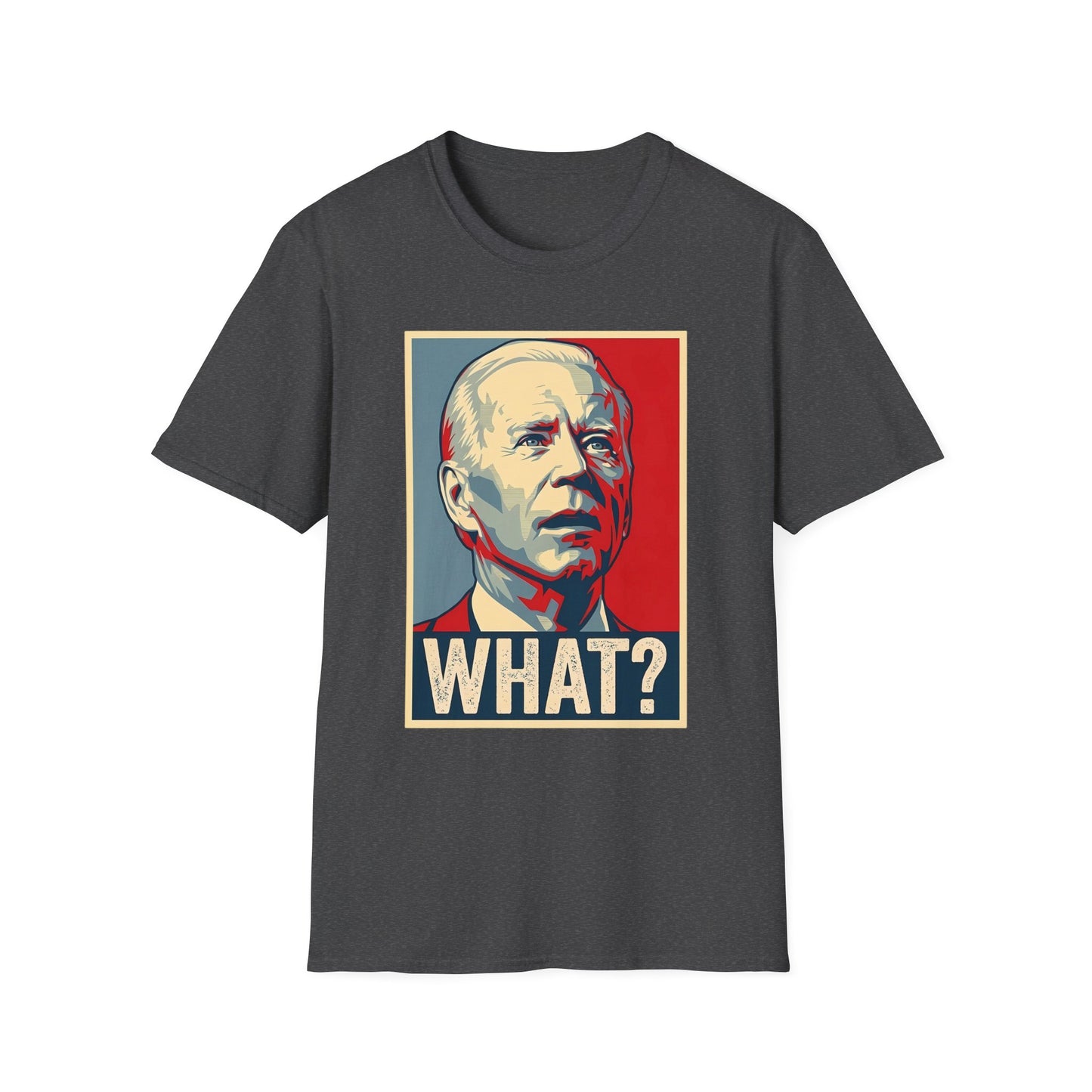 Confused Joe Biden "What?" (Unisex T-Shirt)