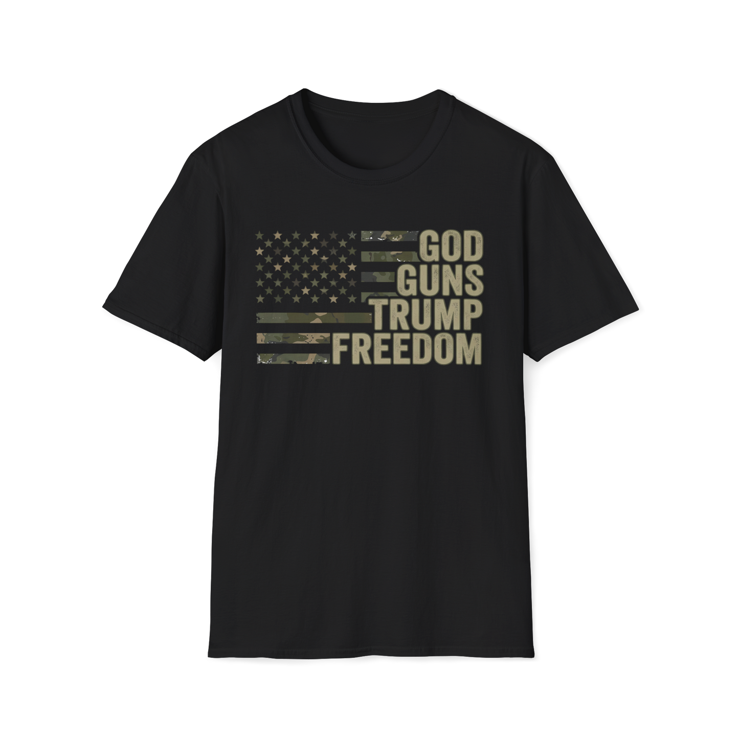 God, Guns, Trump, Freedom (Unisex T-Shirt)