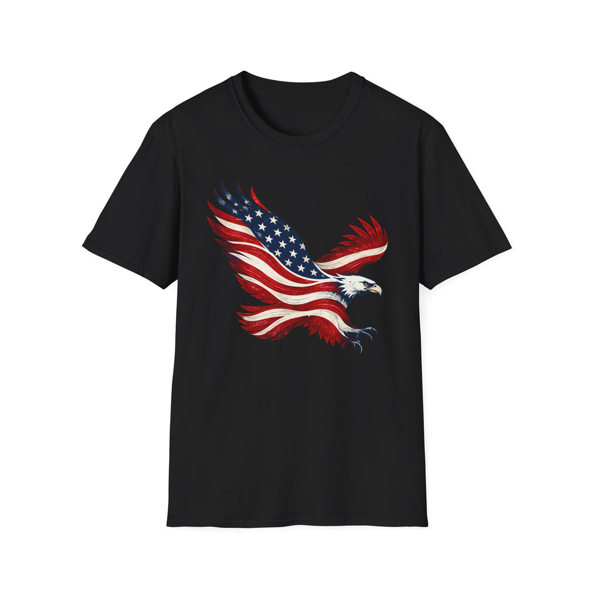 American Flag Eagle | Patriotic Freedom Graphic | Unisex T-Shirt