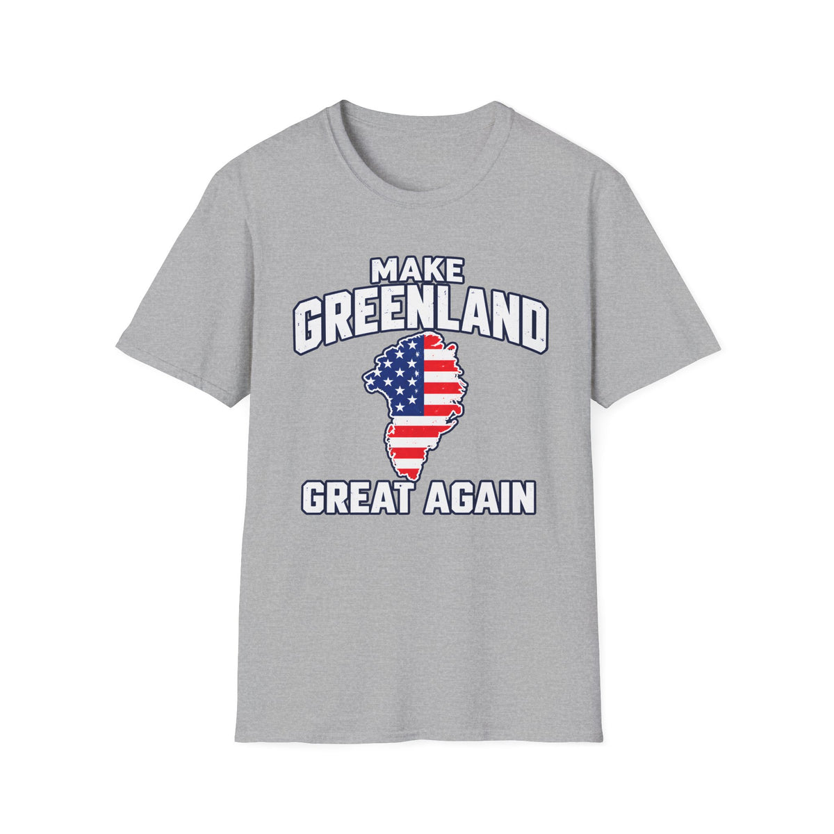 Make Greenland Great Again Flag Shirt | Patriotic Map T-Shirt | Unisex Tee