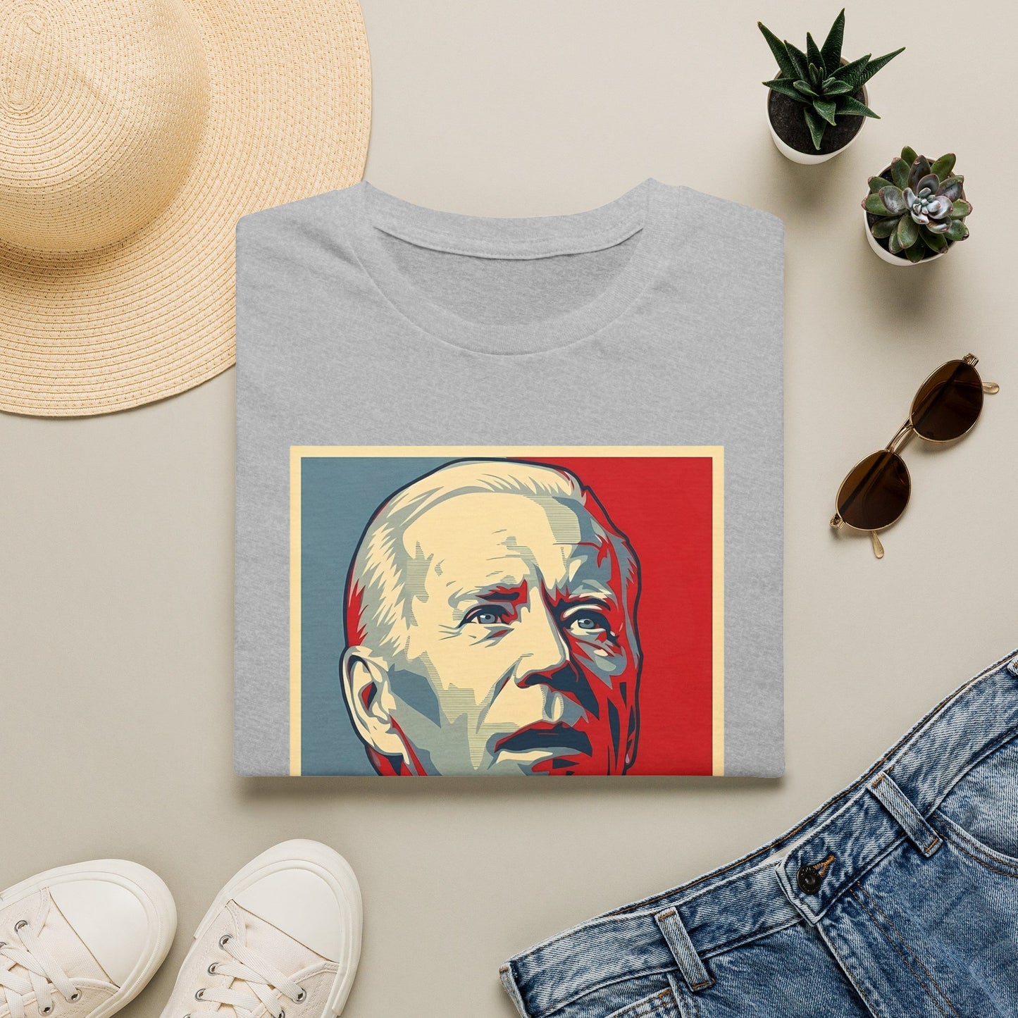 Confused Joe Biden "What?" (Unisex T-Shirt)