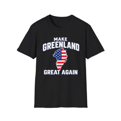 Make Greenland Great Again Flag Shirt | Patriotic Map T-Shirt | Unisex Tee