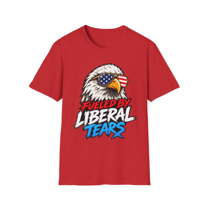 Fueled by Liberal Tears Eagle Shirt | Patriotic Graphic T-Shirt | Unisex Tee