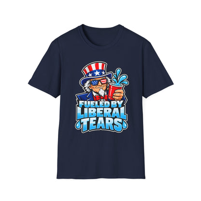 Fueled by Liberal Tears Uncle Sam Shirt | Patriotic T-Shirt | Unisex Tee