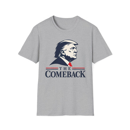 The Comeback Trump Shirt | Patriotic Portrait T-Shirt | Unisex Graphic Tee