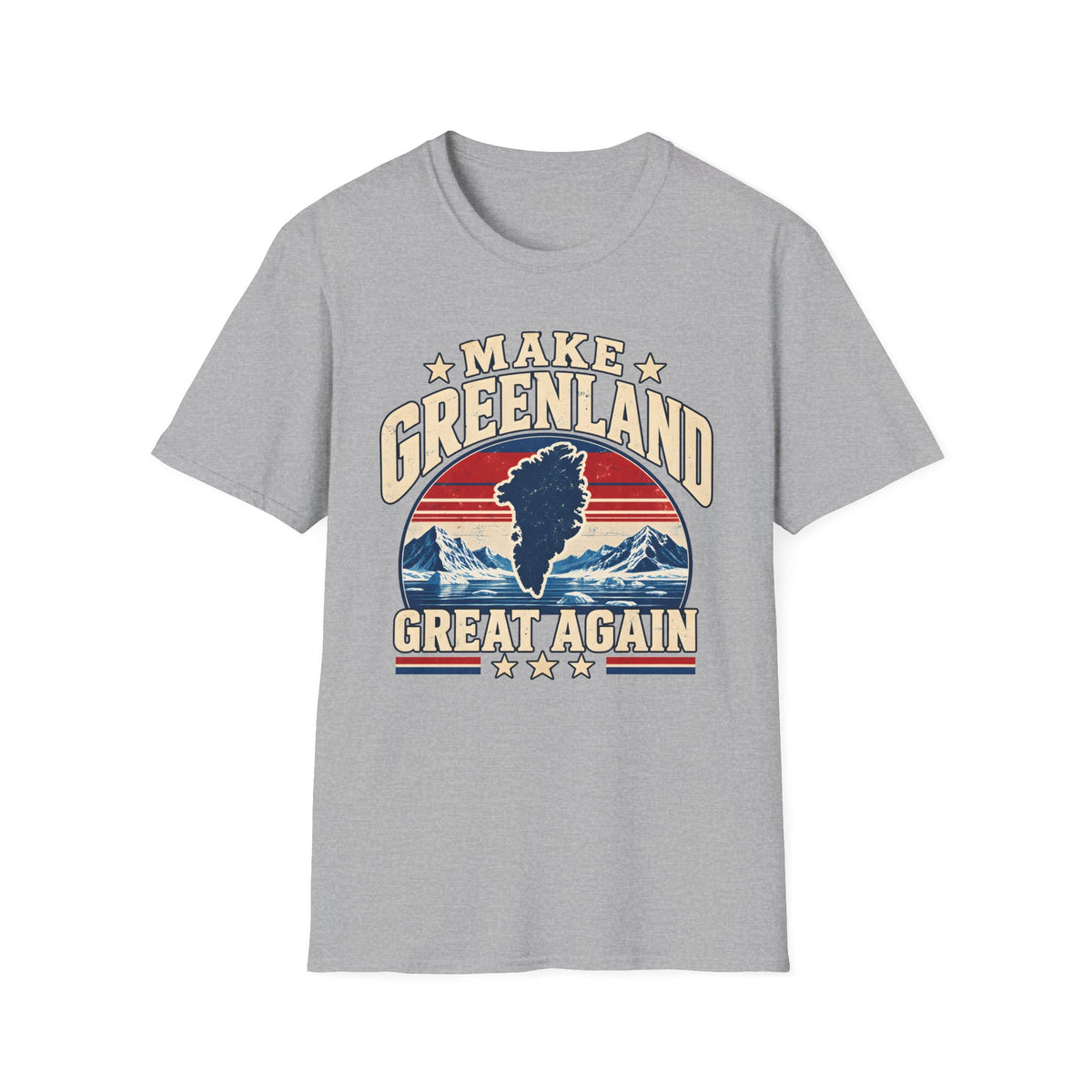 Make Greenland Great Again Map Shirt | Vintage Arctic T-Shirt | Unisex Tee