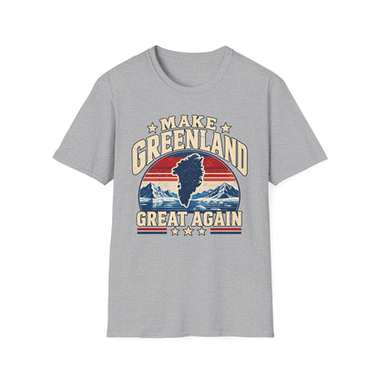 Make Greenland Great Again Map Shirt | Vintage Arctic T-Shirt | Unisex Tee