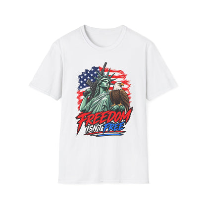 Freedom Isn’t Free Shirt | Statue of Liberty & Eagle T-Shirt | Patriotic Unisex Tee