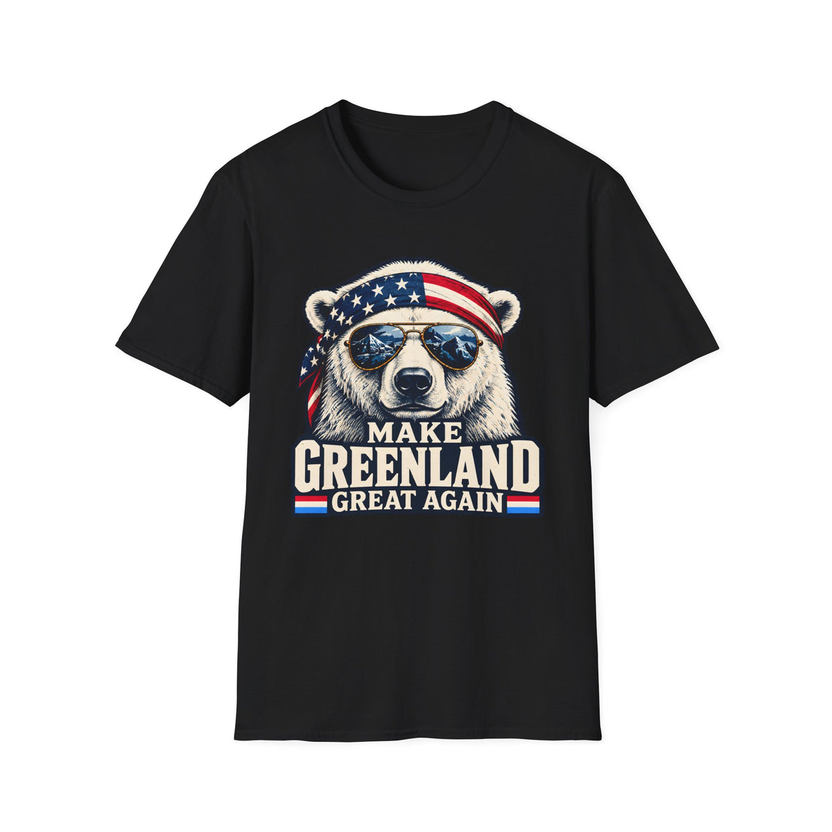 Make Greenland Great Again Bear Shirt | Patriotic Graphic T-Shirt | Unisex Tee