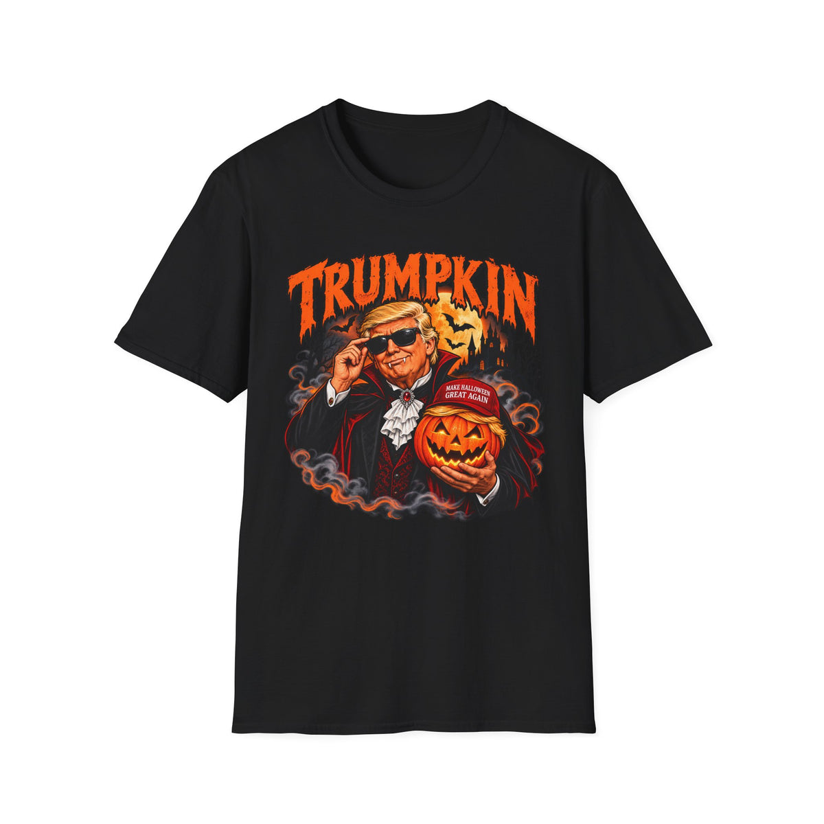 Trumpkin Halloween Shirt | Funny Trump Vampire T-Shirt | Unisex Tee