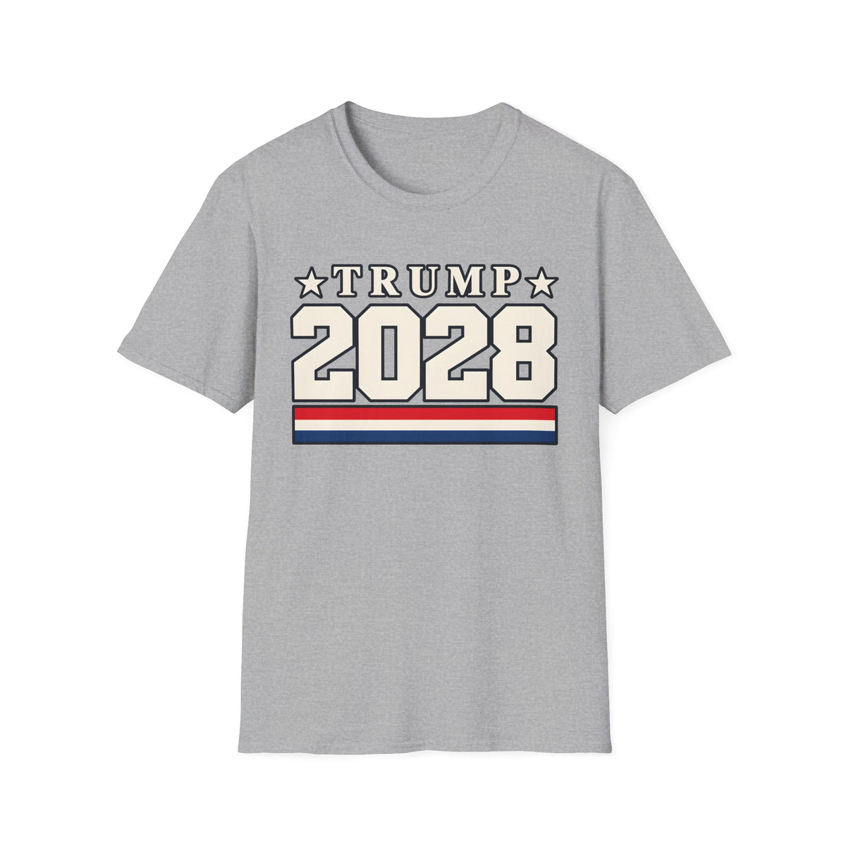 Trump 2028 Shirt | Patriotic Varsity Graphic T-Shirt | Unisex Tee