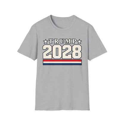 Trump 2028 Shirt | Patriotic Varsity Graphic T-Shirt | Unisex Tee