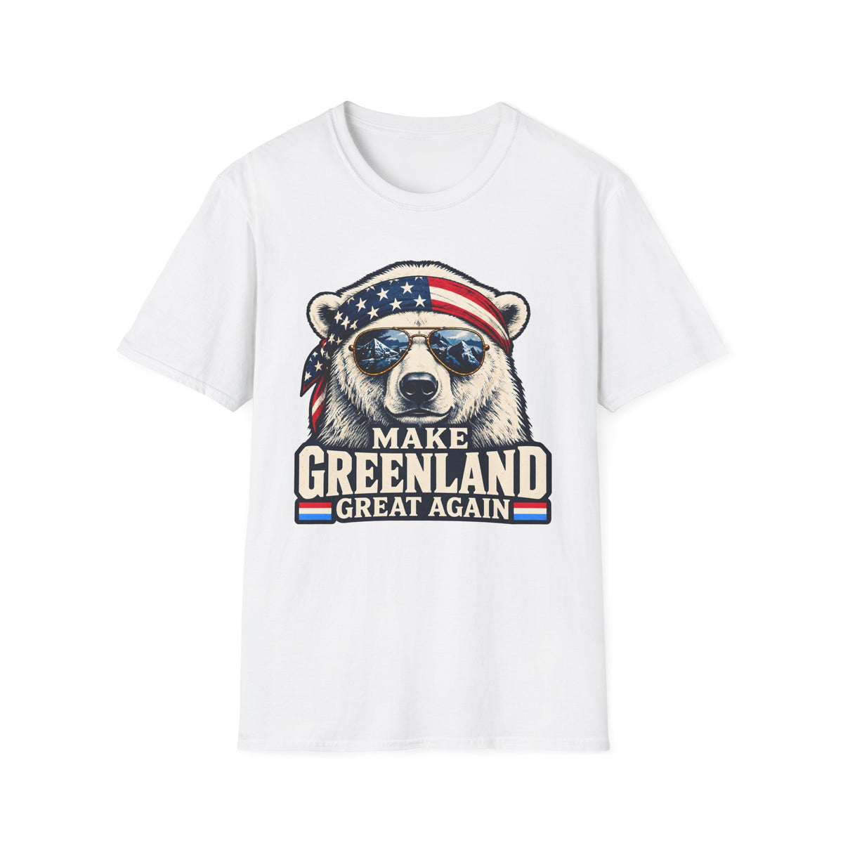 Make Greenland Great Again Bear Shirt | Patriotic Graphic T-Shirt | Unisex Tee