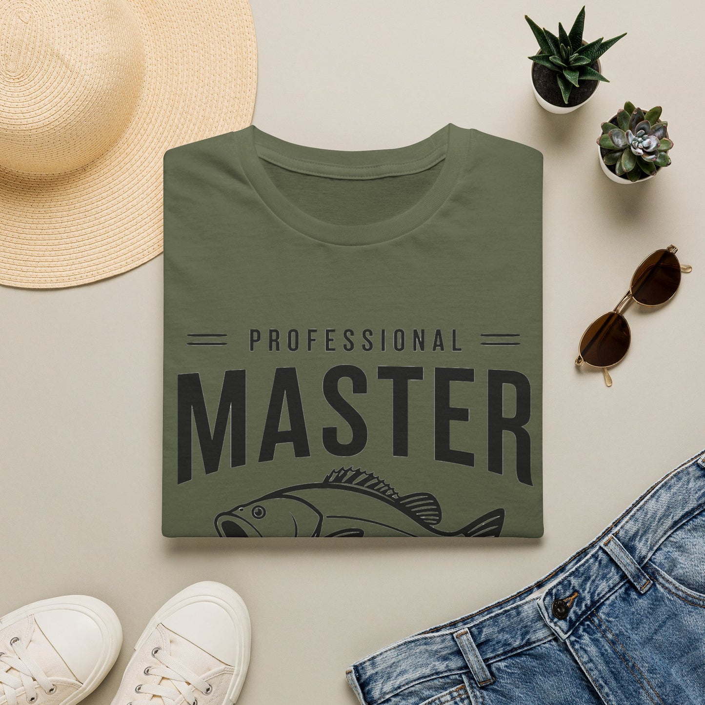 Professional Master Baiter Fishing T-Shirt — Funny Angler Tee