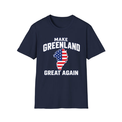 Make Greenland Great Again Flag Shirt | Patriotic Map T-Shirt | Unisex Tee