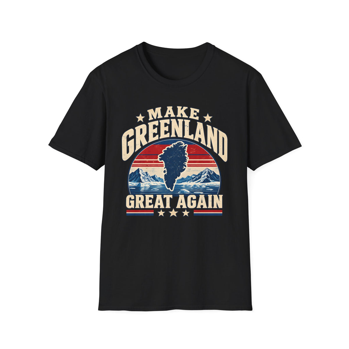 Make Greenland Great Again Map Shirt | Vintage Arctic T-Shirt | Unisex Tee