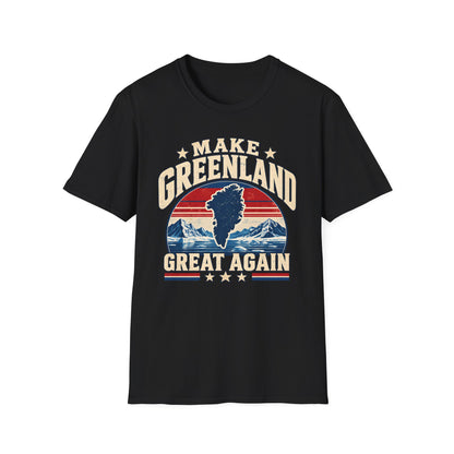 Make Greenland Great Again Map Shirt | Vintage Arctic T-Shirt | Unisex Tee
