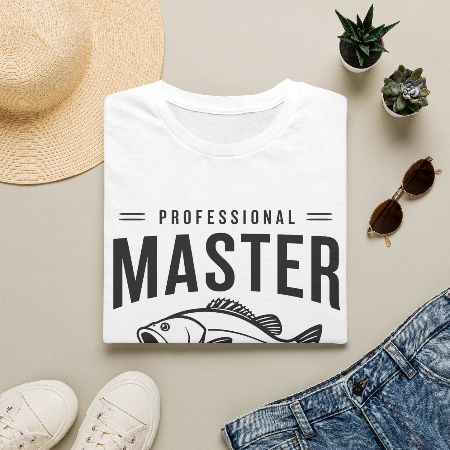 Professional Master Baiter Fishing T-Shirt — Funny Angler Tee