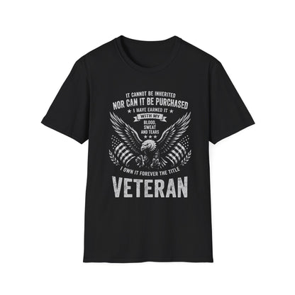 Veteran T-Shirt | Patriotic Eagle Military Veteran Shirt | Gift for Veterans