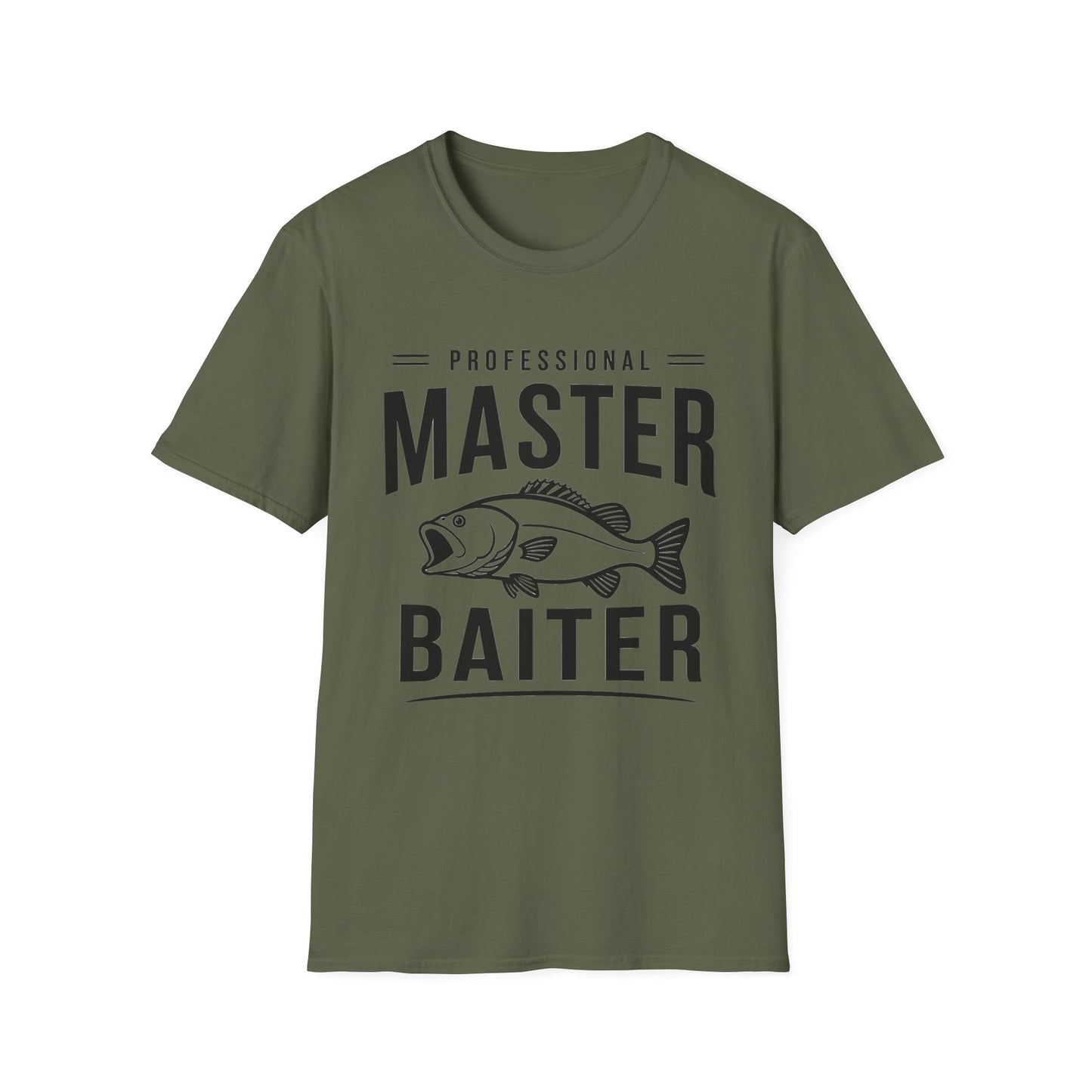 Professional Master Baiter Fishing T-Shirt — Funny Angler Tee