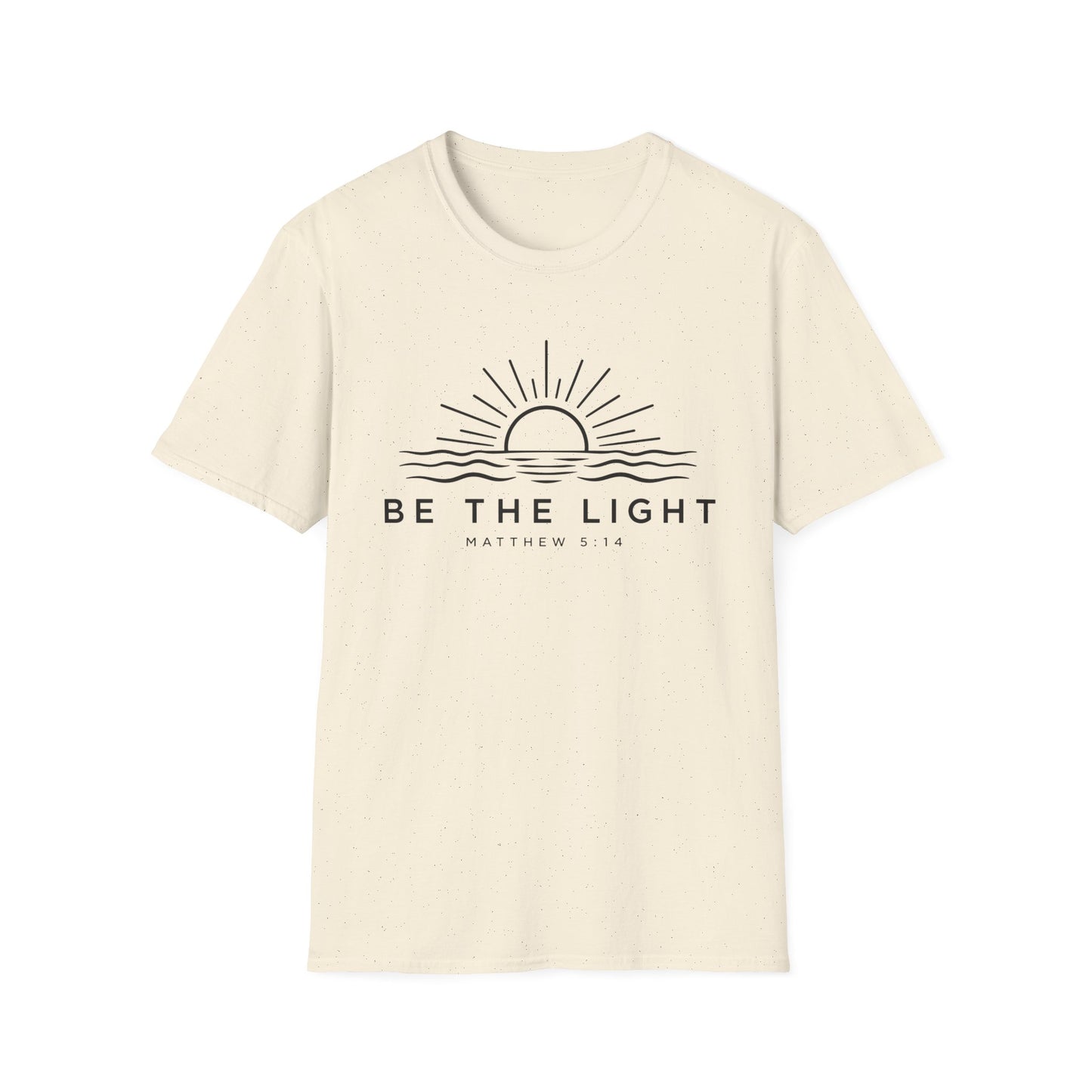 Be The Light Christian T-Shirt | Matthew 5:14 Bible Verse Shirt | Unisex Tee