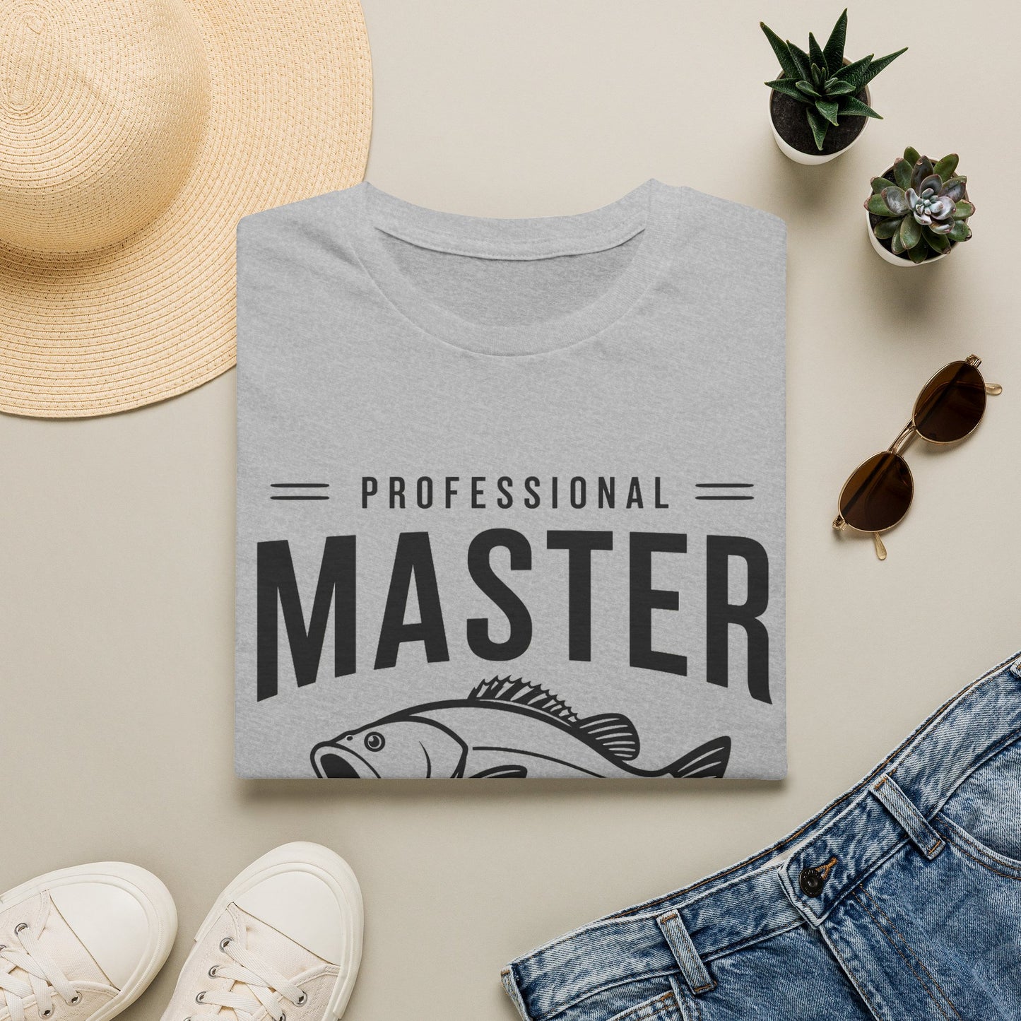 Professional Master Baiter Fishing T-Shirt — Funny Angler Tee