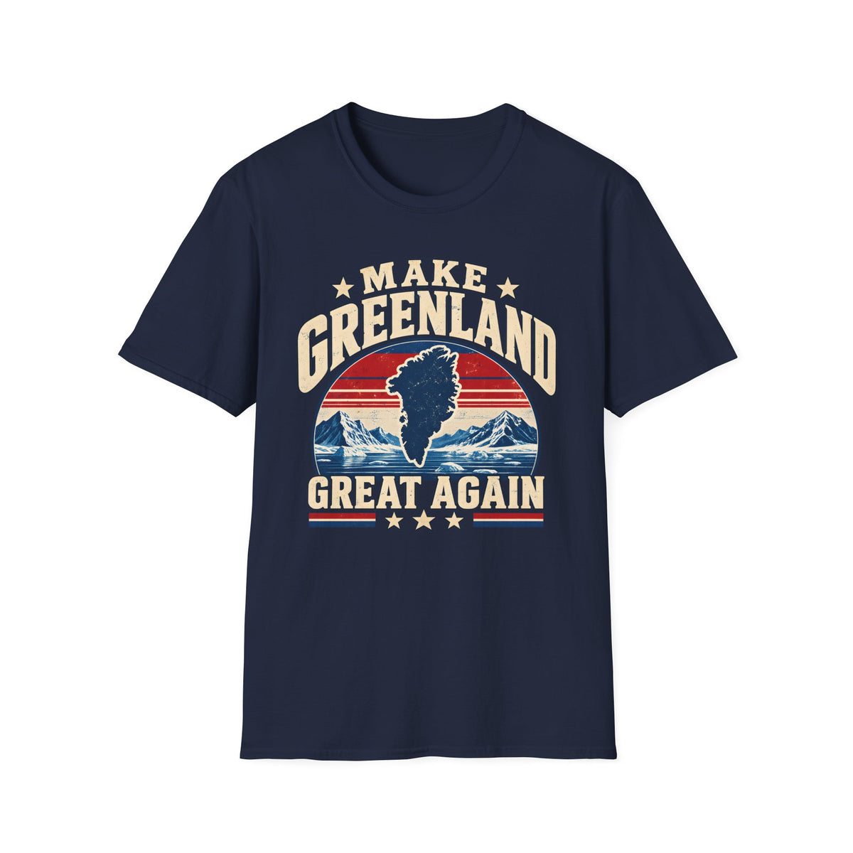 Make Greenland Great Again Map Shirt | Vintage Arctic T-Shirt | Unisex Tee