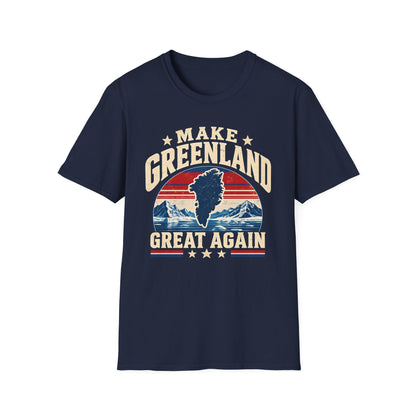 Make Greenland Great Again Map Shirt | Vintage Arctic T-Shirt | Unisex Tee