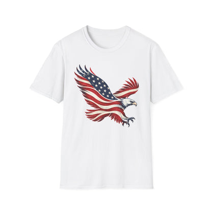 American Flag Eagle | Patriotic Freedom Graphic | Unisex T-Shirt