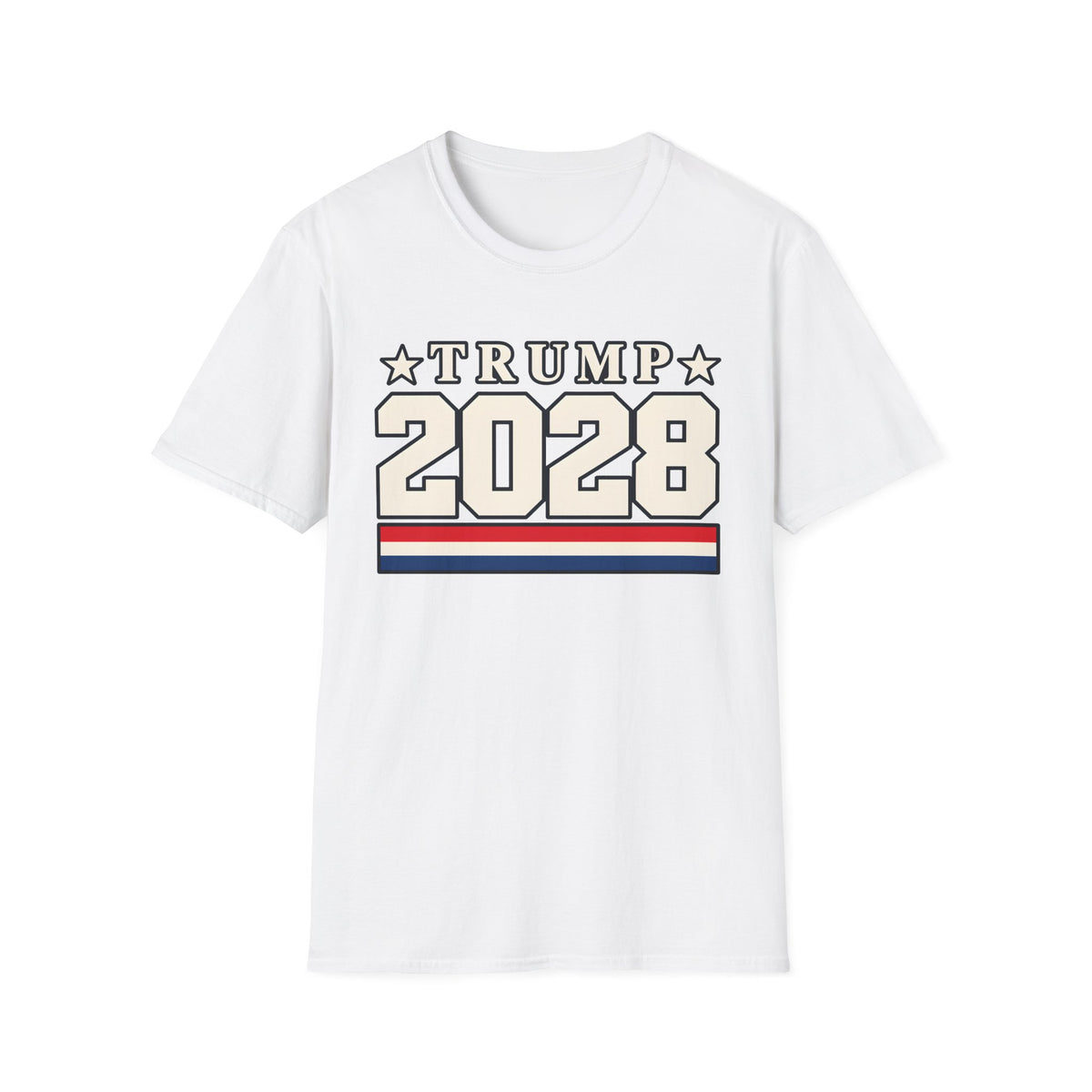 Trump 2028 Shirt | Patriotic Varsity Graphic T-Shirt | Unisex Tee
