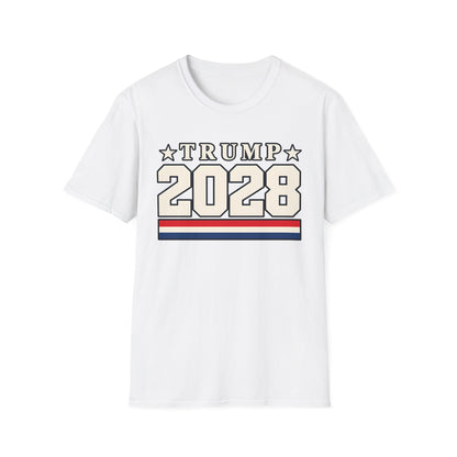 Trump 2028 Shirt | Patriotic Varsity Graphic T-Shirt | Unisex Tee