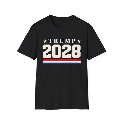Trump 2028 Shirt | Patriotic Varsity Graphic T-Shirt | Unisex Tee
