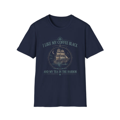 Boston Tea Party Coffee Humor Patriotic Tee | Unisex T-Shirt