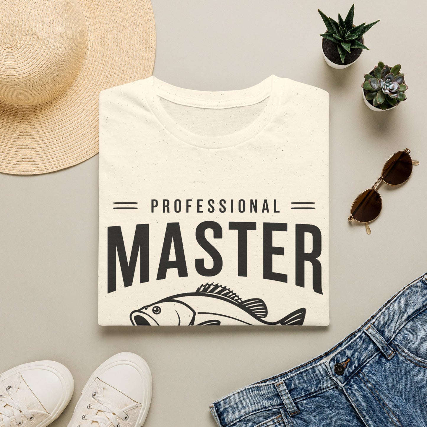 Professional Master Baiter Fishing T-Shirt — Funny Angler Tee