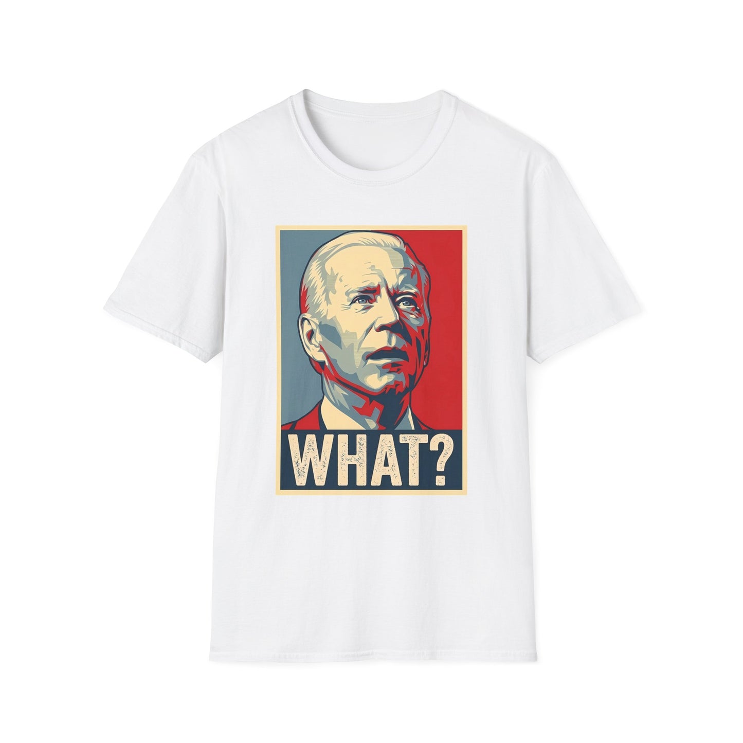 Confused Joe Biden "What?" (Unisex T-Shirt)