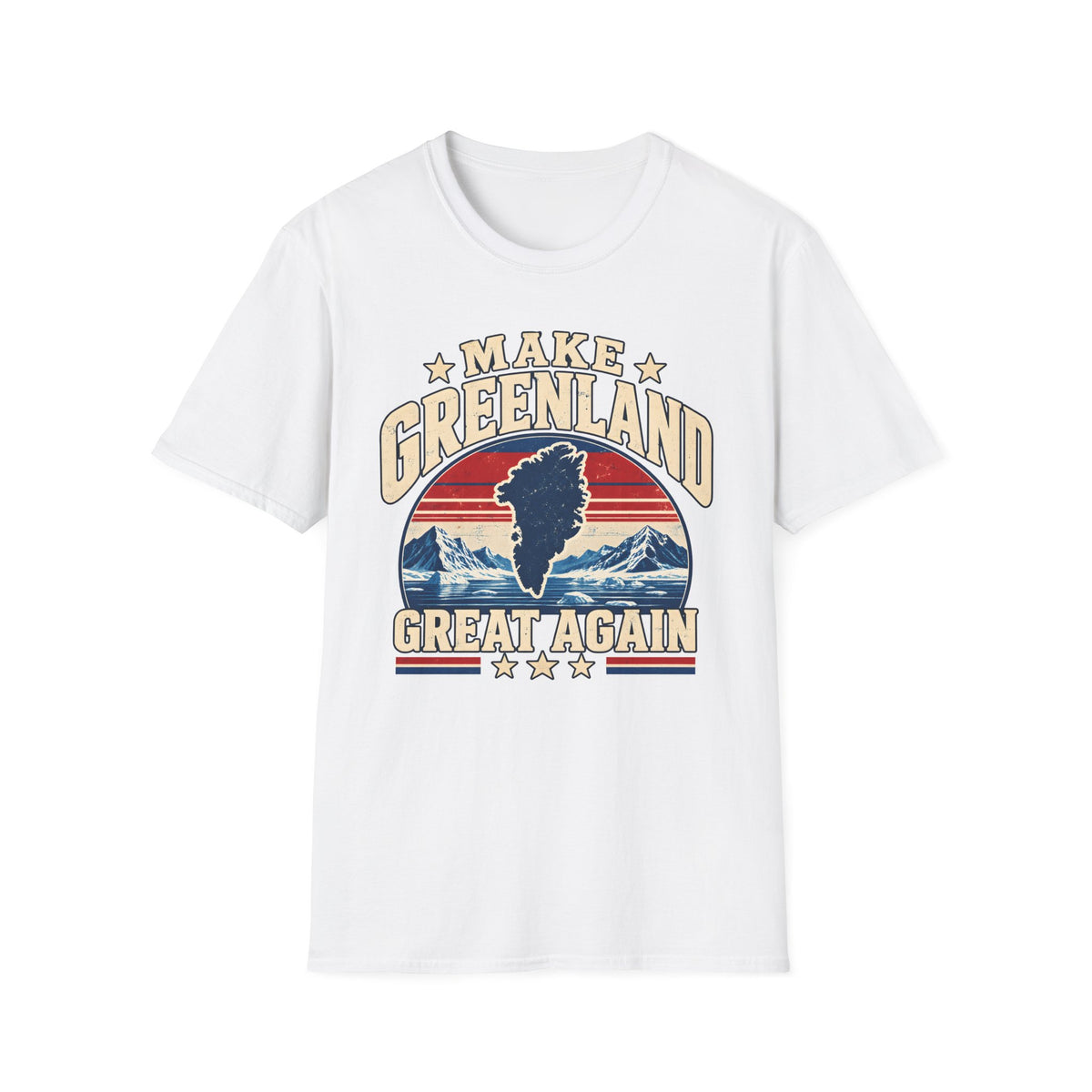 Make Greenland Great Again Map Shirt | Vintage Arctic T-Shirt | Unisex Tee