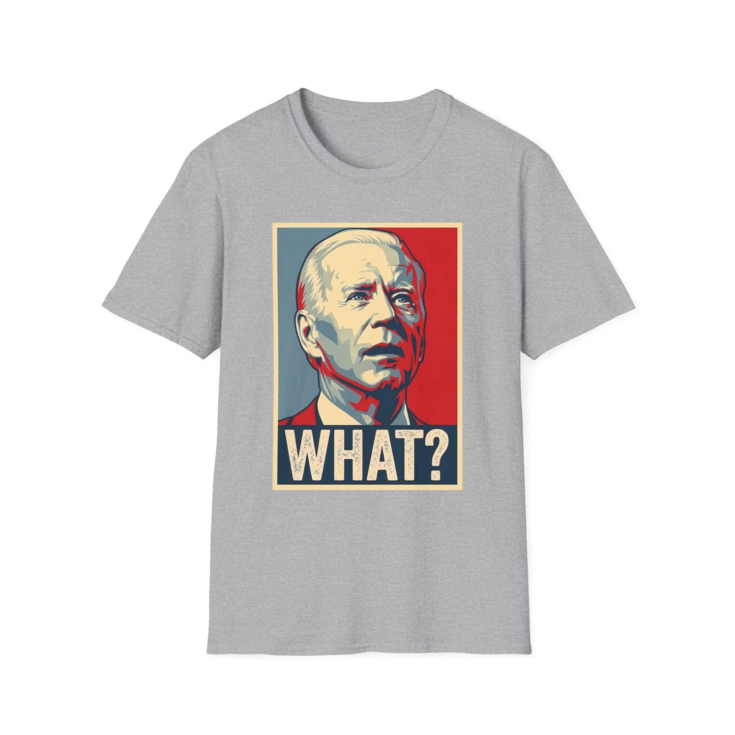 Confused Joe Biden "What?" (Unisex T-Shirt)