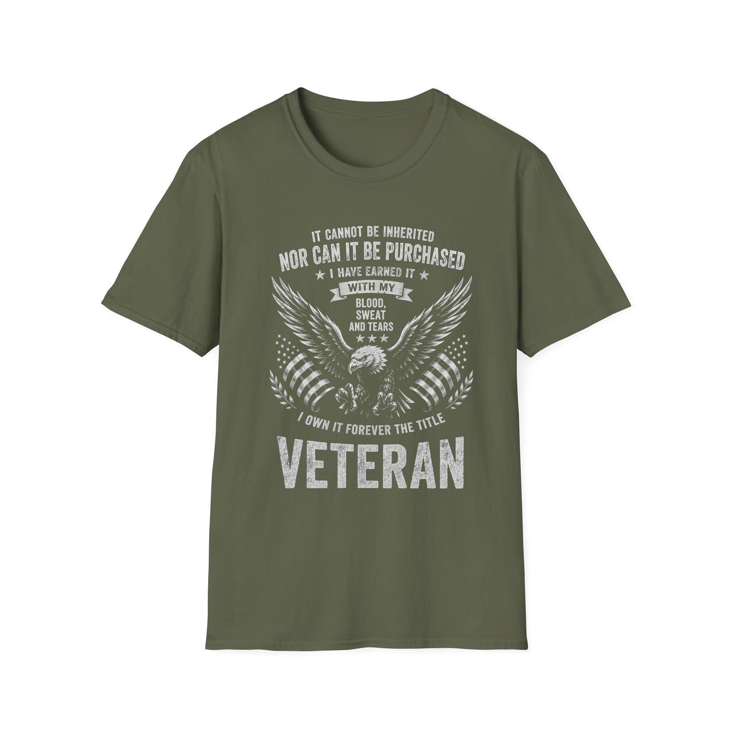 Veteran T-Shirt | Patriotic Eagle Military Veteran Shirt | Gift for Veterans