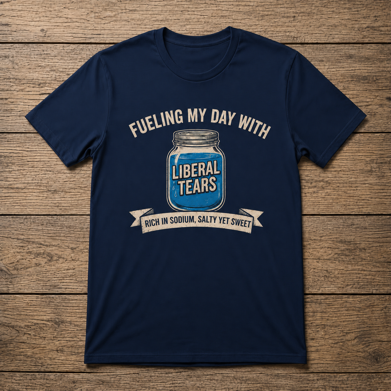 Fueling My Day With Liberal Tears | Conservative Political Tee | Unisex T-Shirt