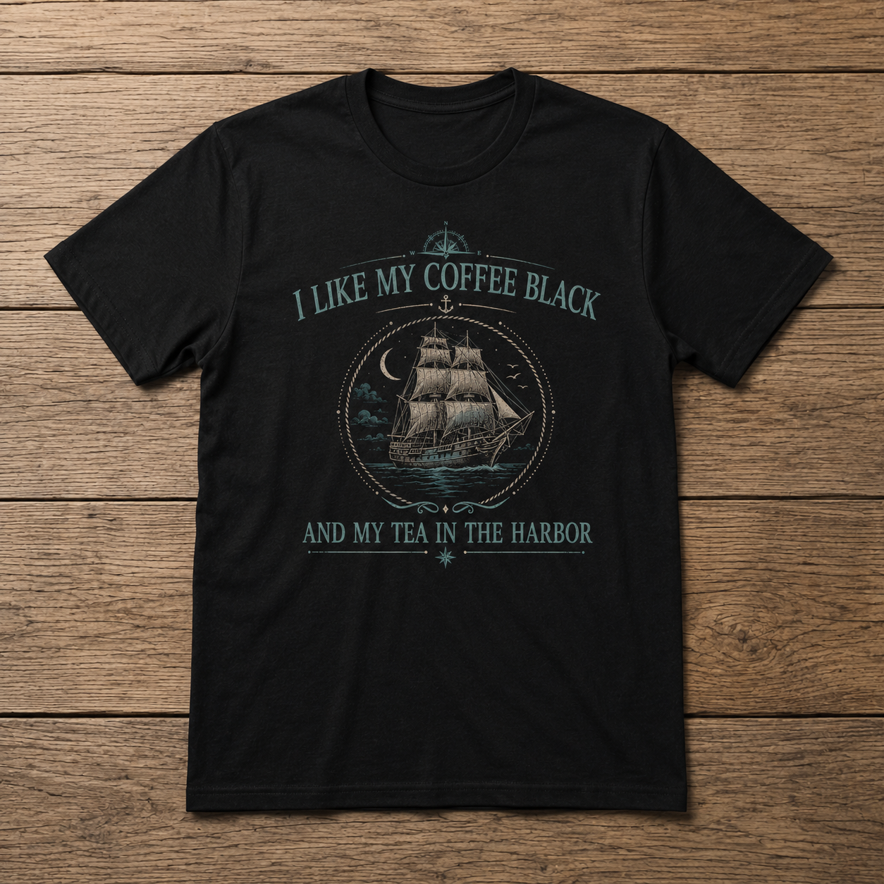 Boston Tea Party Coffee Humor Patriotic Tee | Unisex T-Shirt