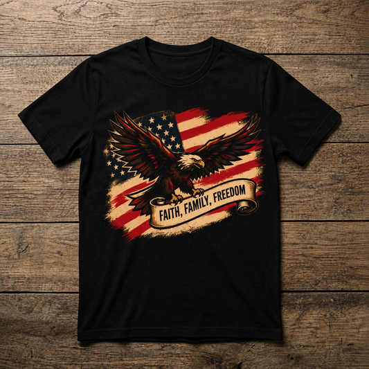 Faith, Family, Freedom (Unisex T-Shirt)