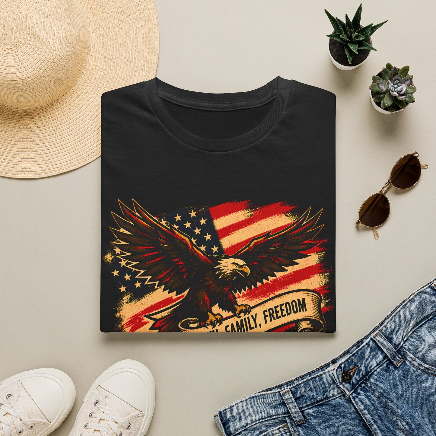 Faith, Family, Freedom (Unisex T-Shirt)