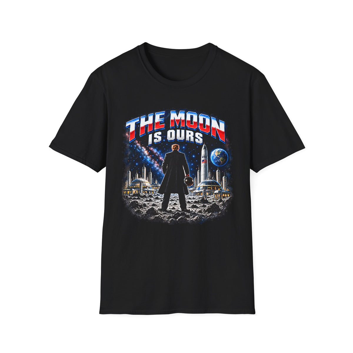 Trump Moon Mission Shirt | Patriotic Lunar T-Shirt | MAGA Space Unisex Tee
