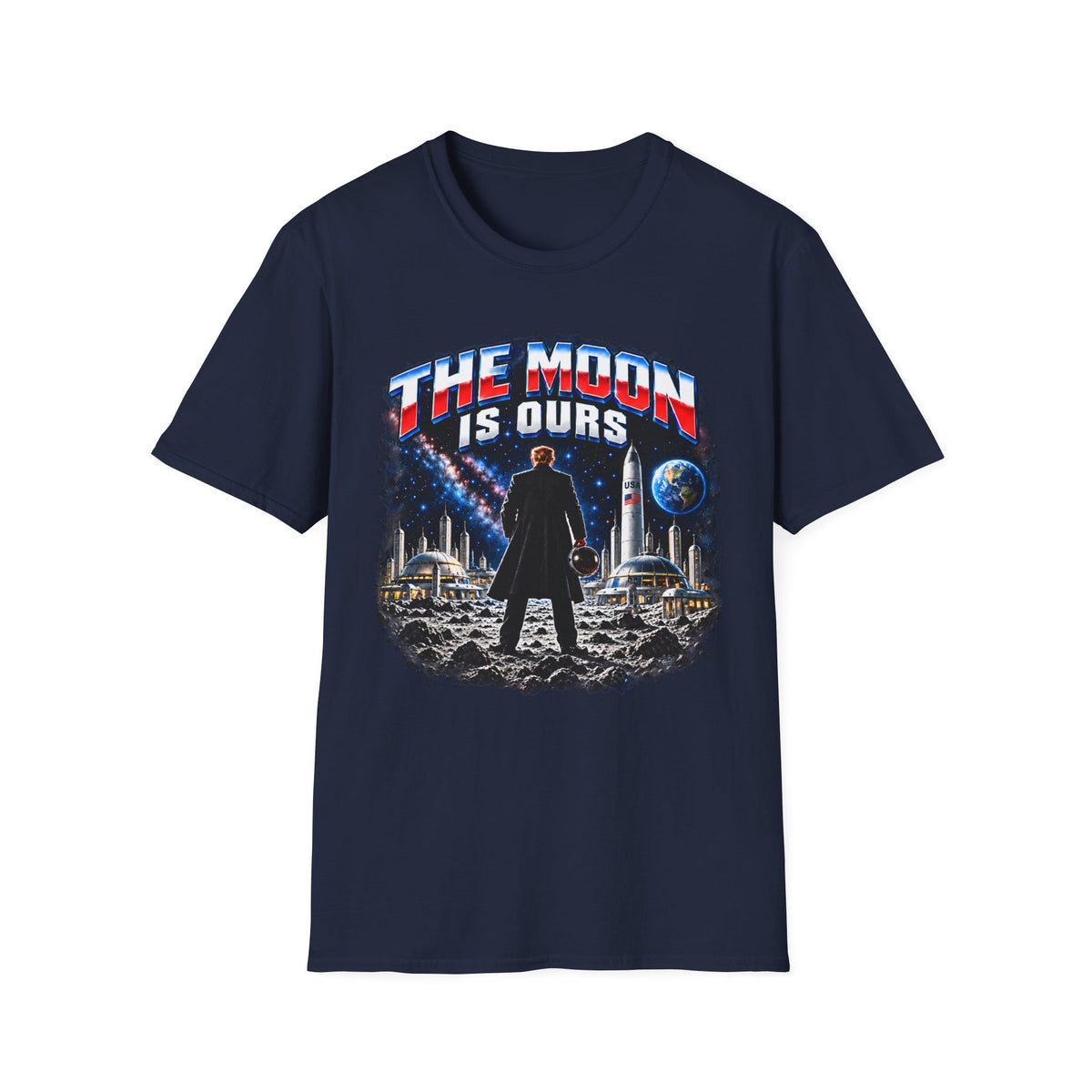 Trump Moon Mission Shirt | Patriotic Lunar T-Shirt | MAGA Space Unisex Tee