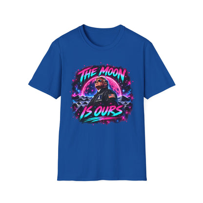 The Moon Is Ours Patriotic Space Shirt | America Moon Unisex Tee