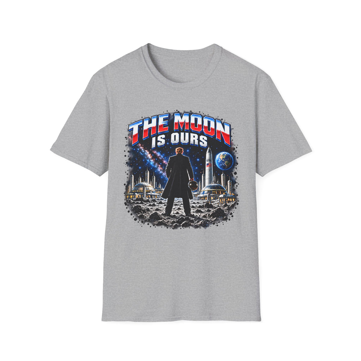 Trump Moon Mission Shirt | Patriotic Lunar T-Shirt | MAGA Space Unisex Tee