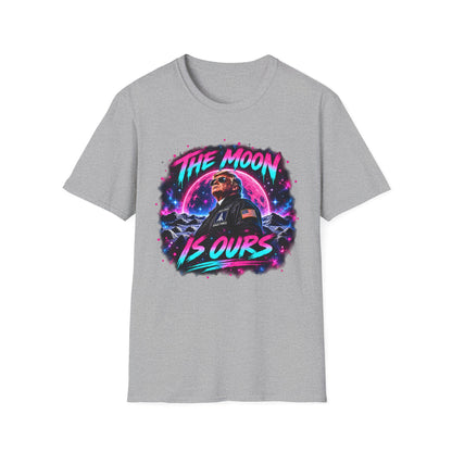 The Moon Is Ours Patriotic Space Shirt | America Moon Unisex Tee