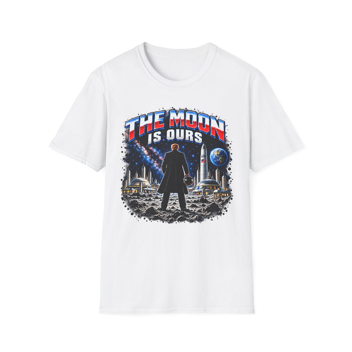 Trump Moon Mission Shirt | Patriotic Lunar T-Shirt | MAGA Space Unisex Tee