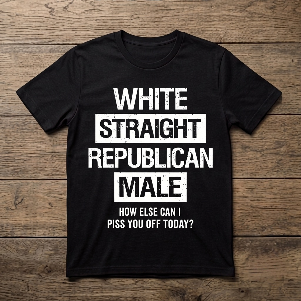White Straight Republican Male (Unisex T-Shirt)